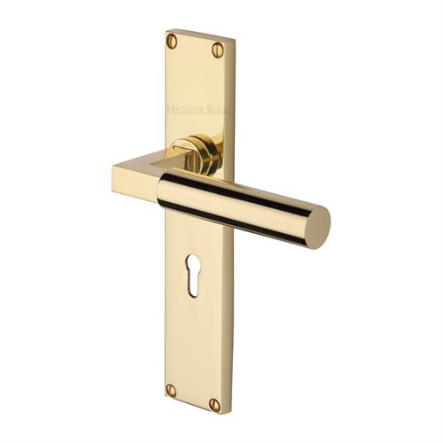 BAUHAUS LEVER HANDLE ON BACKPLATE